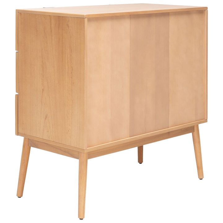 Keanu 3 Drawer 36" W Chest Sand & Stable™ Color: Brown