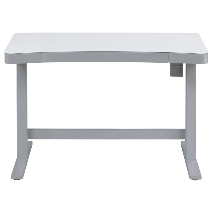 Babin Height Adjustable Standing Desk Upper Square™ Color: Snow