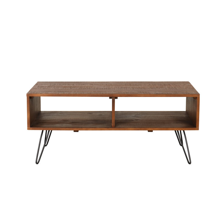 Jorgenson 4 Legs Coffee Table with Storage Trent Austin Design®