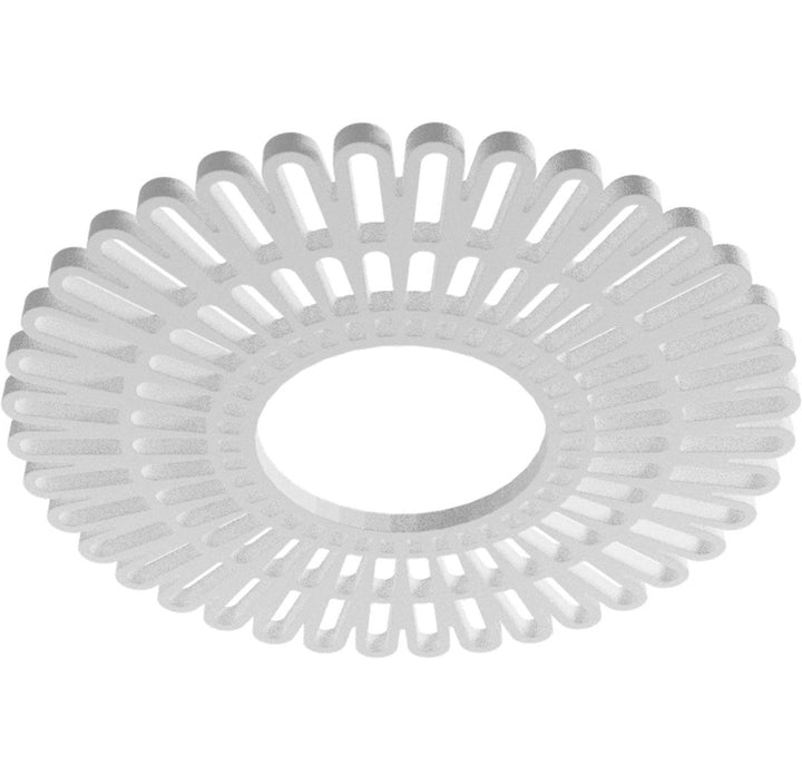 Cornelius Ceiling Medallion Ekena Millwork Color: Unfinished Size: 26" H x 26" W x 0.75" D