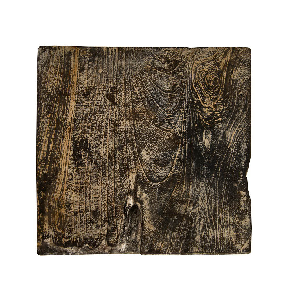 Black Wash Solid Wood Accent Stool Phillips Collection
