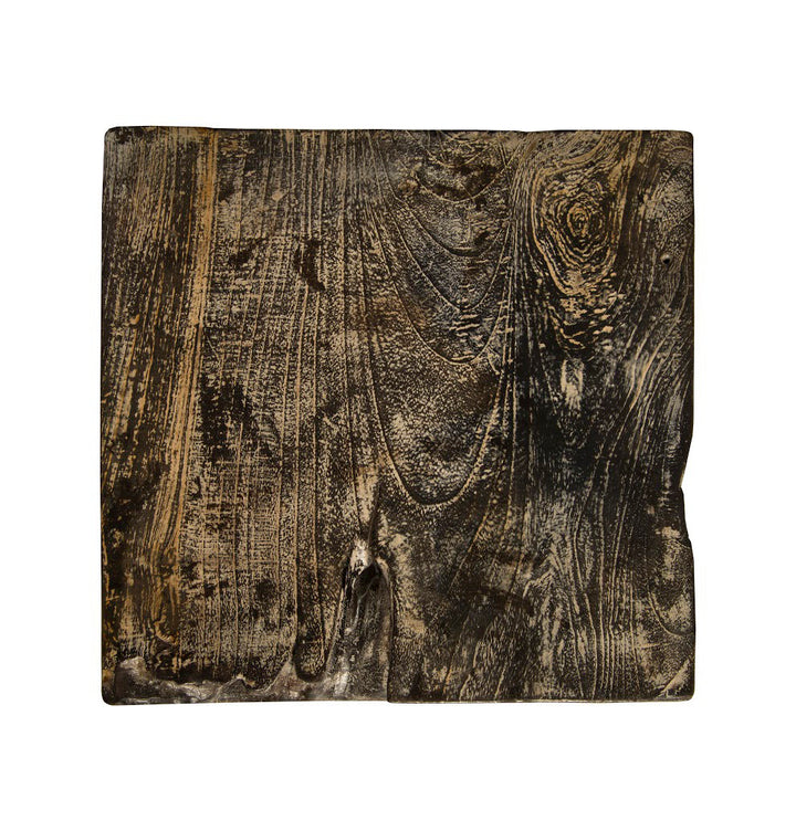 Black Wash Solid Wood Accent Stool Phillips Collection