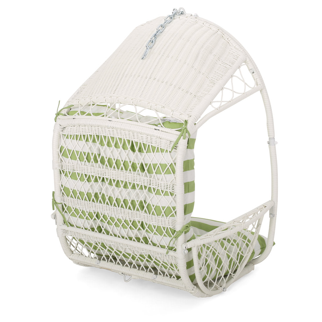 Berkshire Porch Swing Bayou Breeze Color: White/Green