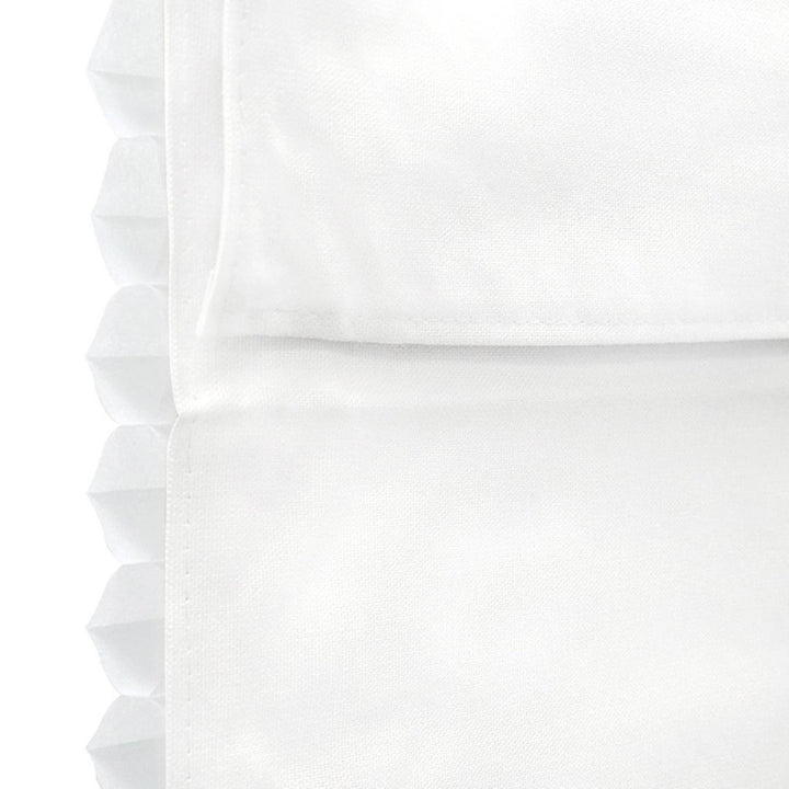 Cordless Blackout 100% Cotton Roman Shade with Cellular Shade Backing Symple Stuff Size: 51"W x 72"L Finish: White
