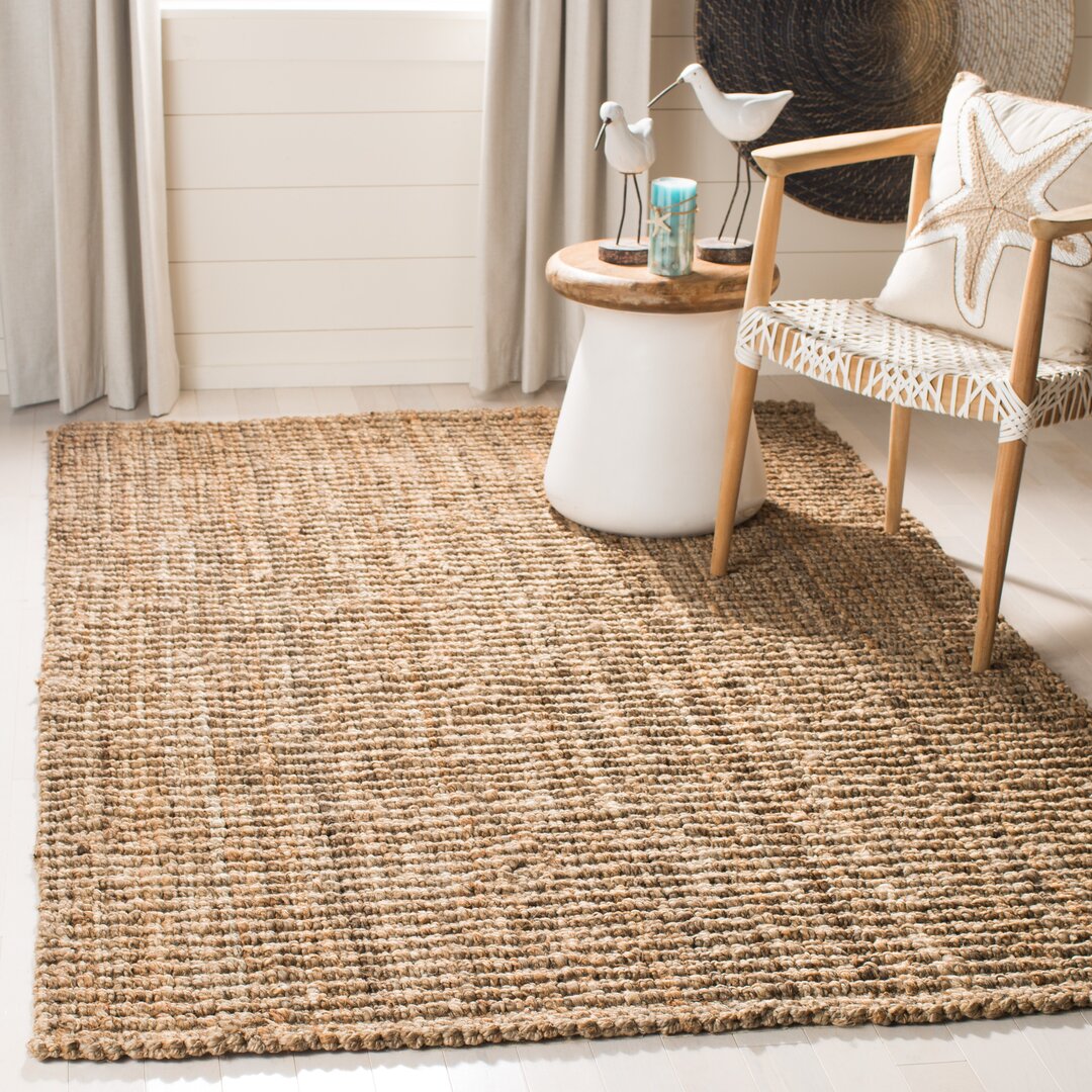 Erroll Pollux Machine Made Power Loom Jute Area Rug Beachcrest Home™ Rug Size: Rectangle 7'6" x 9'6"