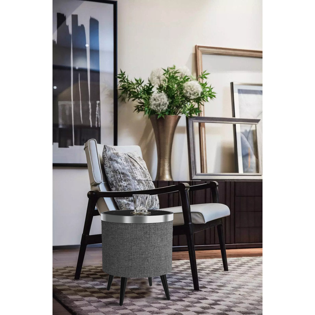 Glass 3 Legs End Table Soundstream