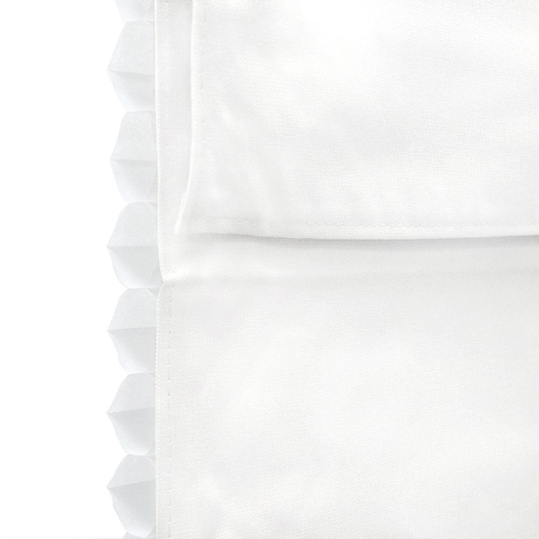 Cordless Blackout 100% Cotton Roman Shade with Cellular Shade Backing Symple Stuff Size: 21"W x 72"L Finish: White