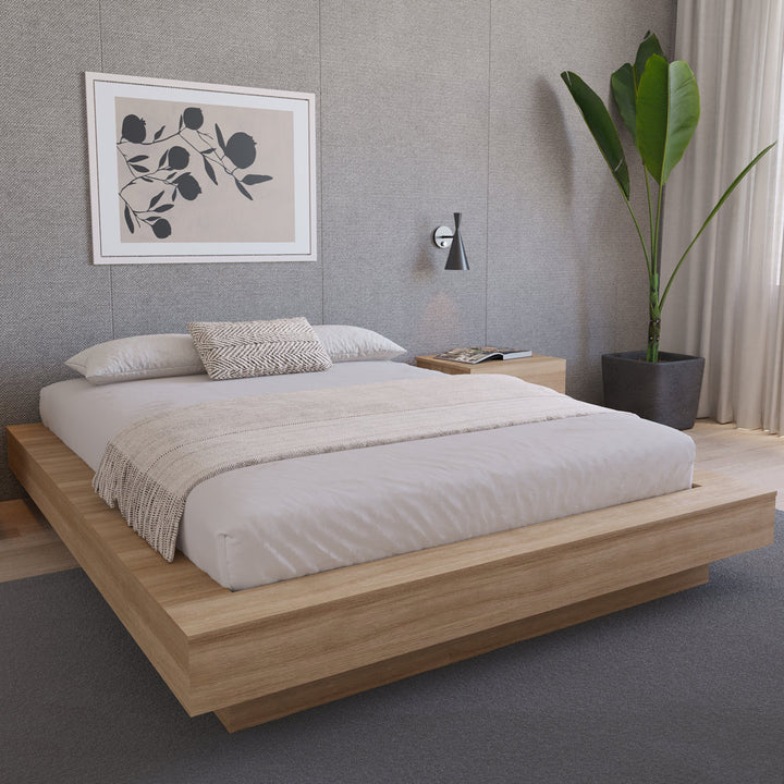 Brix Platform Bed Wade Logan® Color: Brown