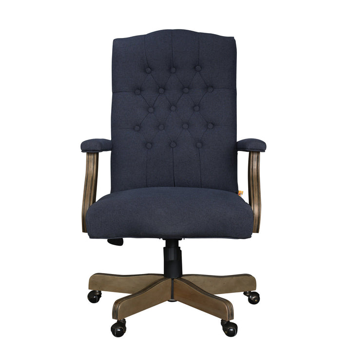 Mayson Executive Chair Three Posts™ Upholstery Color: Blue