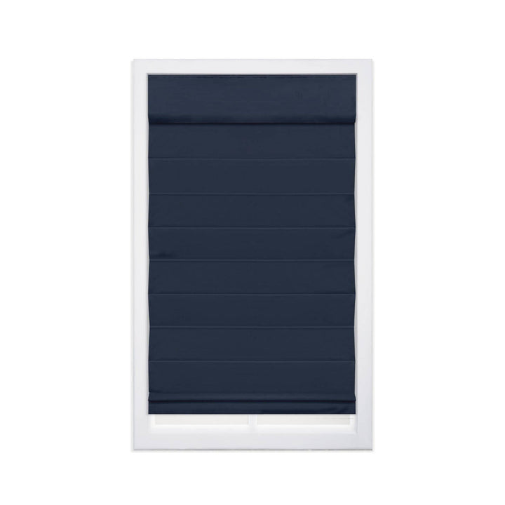 Cordless Blackout 100% Cotton Roman Shade with Cellular Shade Backing Symple Stuff Size: 59"W x 72"L Finish: Navy