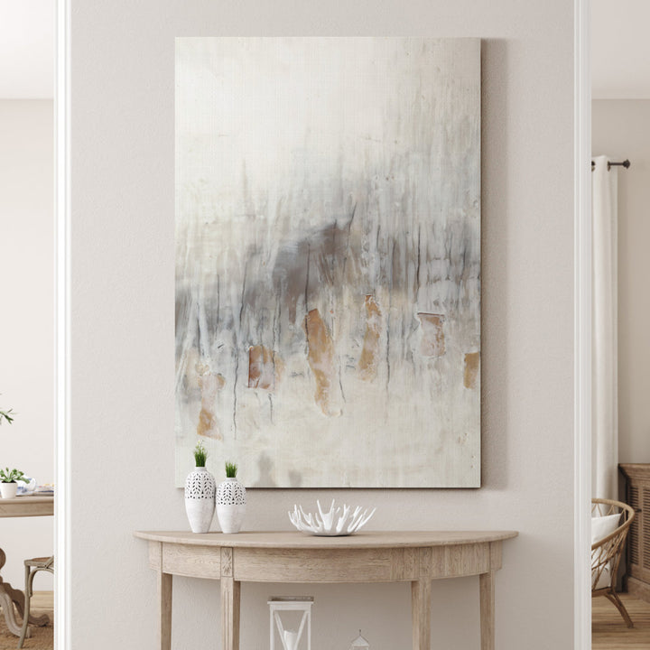 Seaglass Abstract I' - Painting Print on Canvas Latitude Run® Size: 48" H x 32" W x 1" D