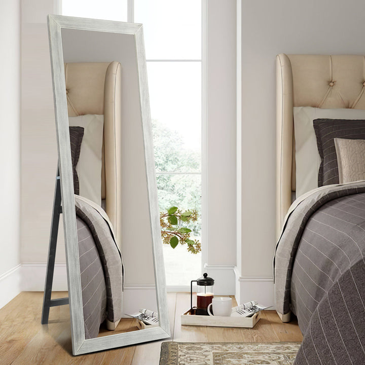 Eldorado Modern & Contemporary Full Length Mirror Three Posts™ Finish: White