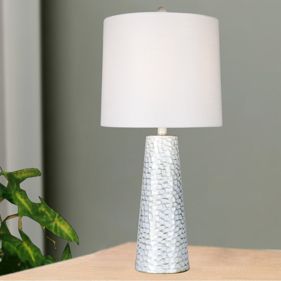 Delphi 25" Table Lamp Wrought Studio™ Base Color: Brass/Gray
