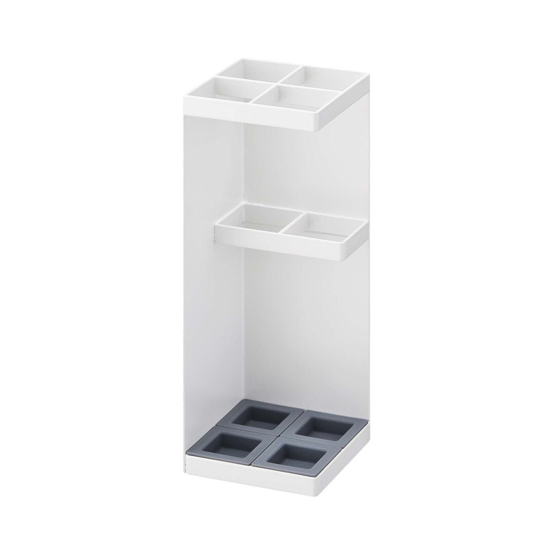 Yamazaki Home Umbrella Stand - Storage For Umbrellas And Walking Canes, Steel Yamazaki Home Finish: White