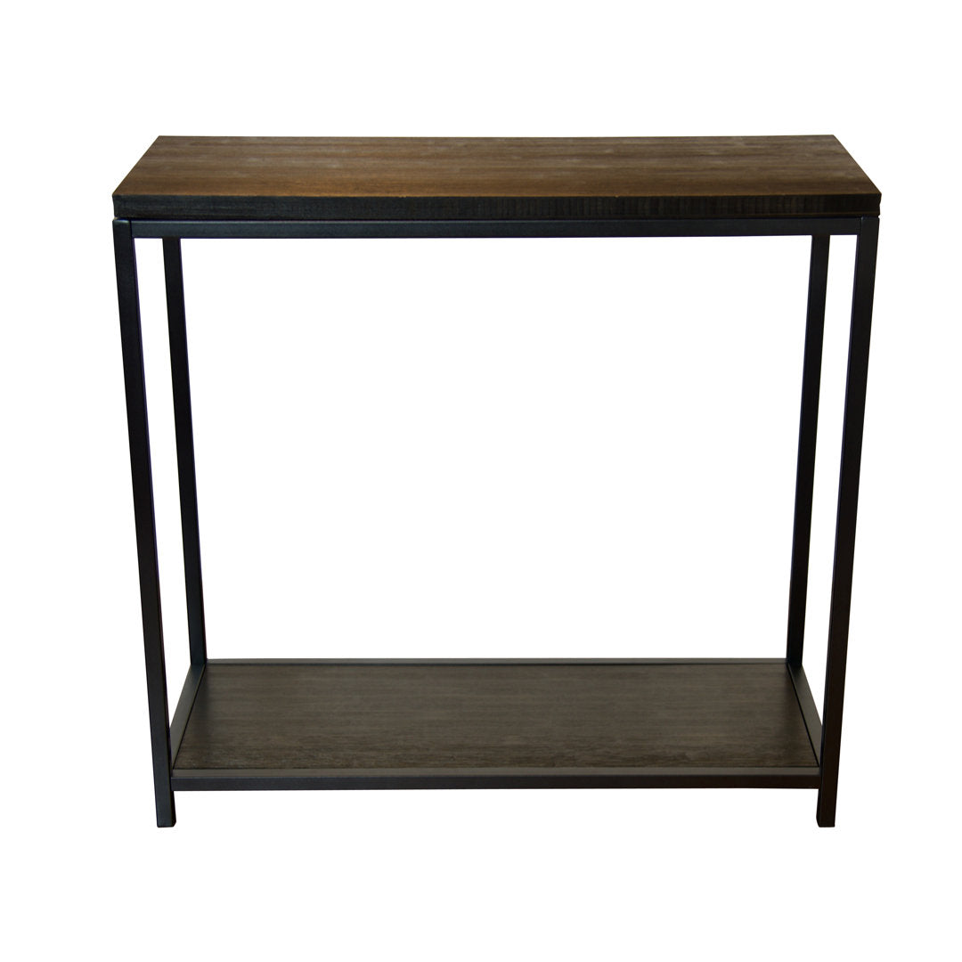 Anayanci 32" Console Table Wade Logan® Table Top Color: Brushed Brown