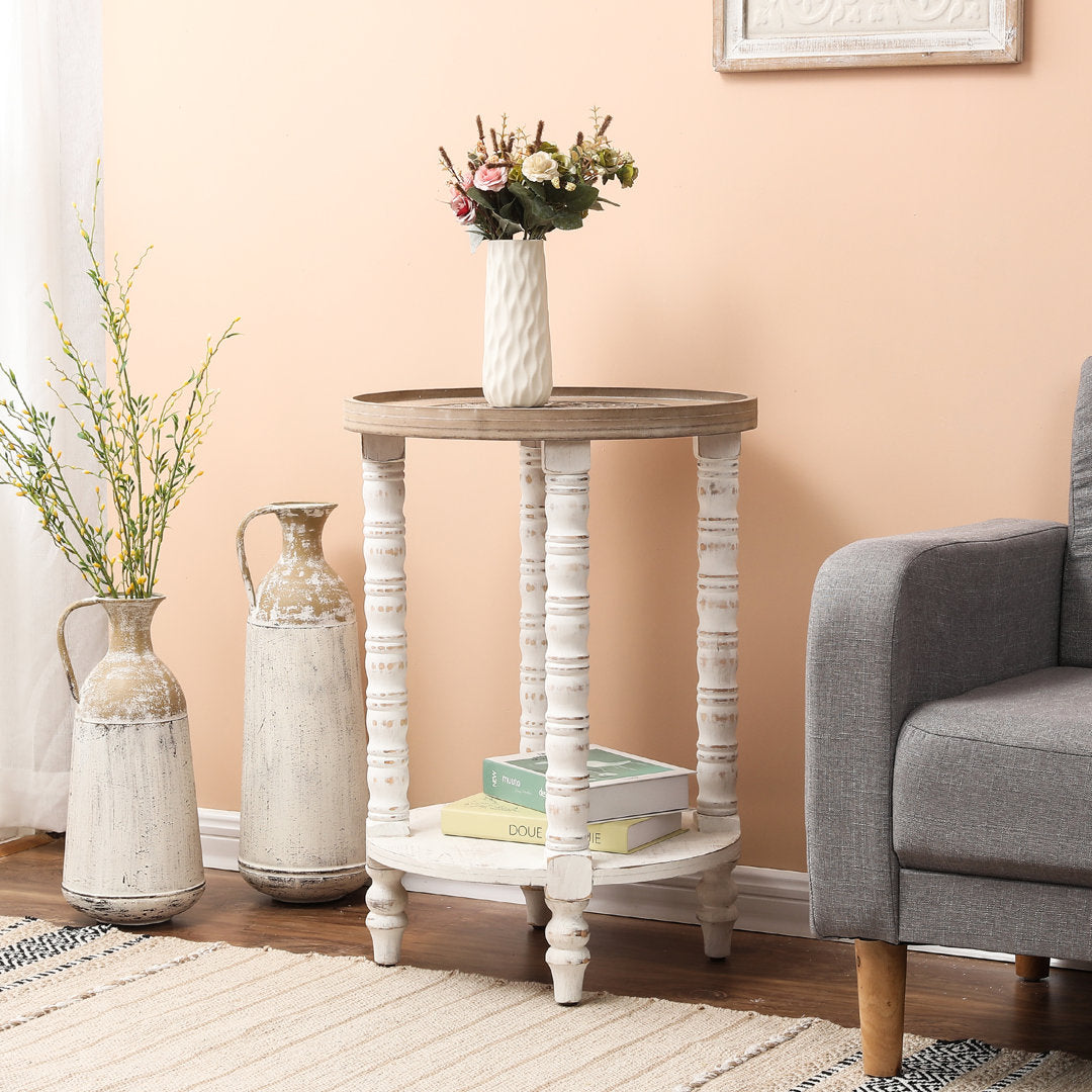 Britt Natural Tray Top End Table Kelly Clarkson Home