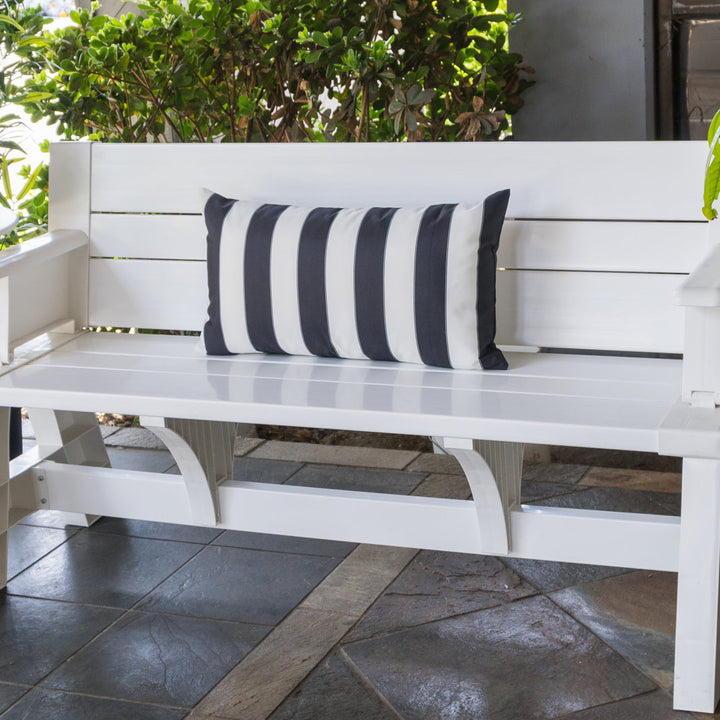 Josephine Outdoor Rectangular Pillow Cover & Insert (Set of 2) Homey Cozy Color: Black