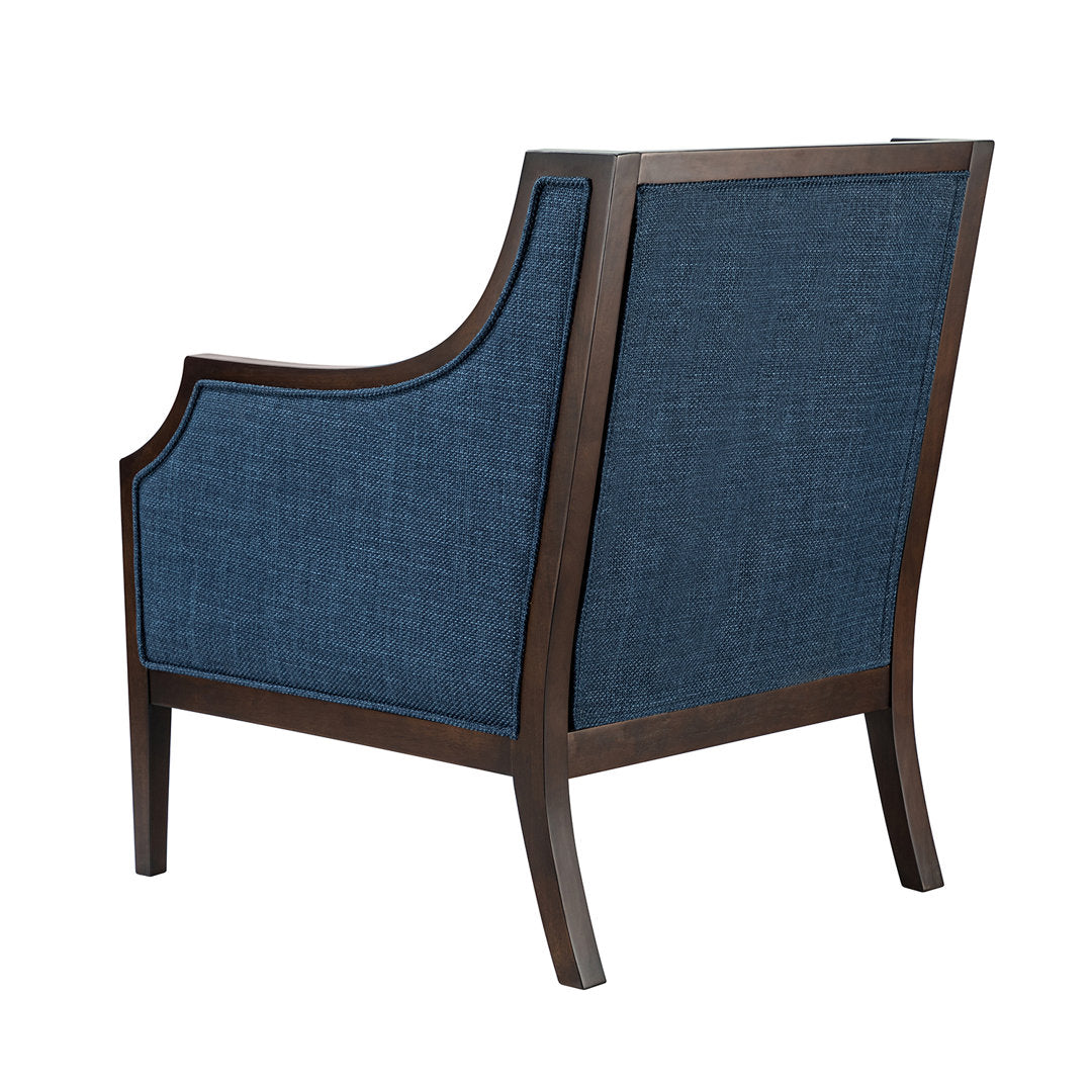 Akiyo 31" W Polyester Armchair Lark Manor™ Fabric: Navy 100% Polyester