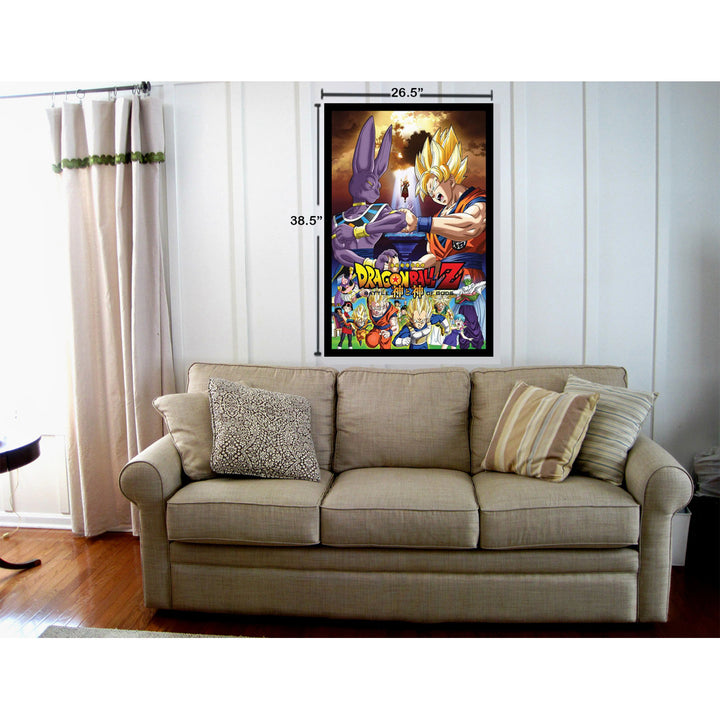 DragonBall Z Battle of the Gods Fighting' Framed Graphic Art Buy Art For Less