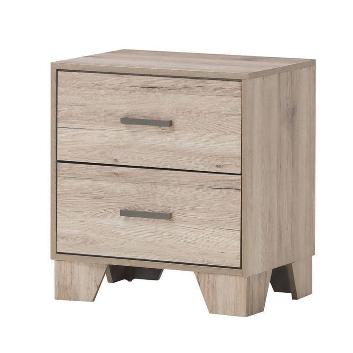Beckville 2 - Drawer Nightstand in Light Oak Zipcode Design™