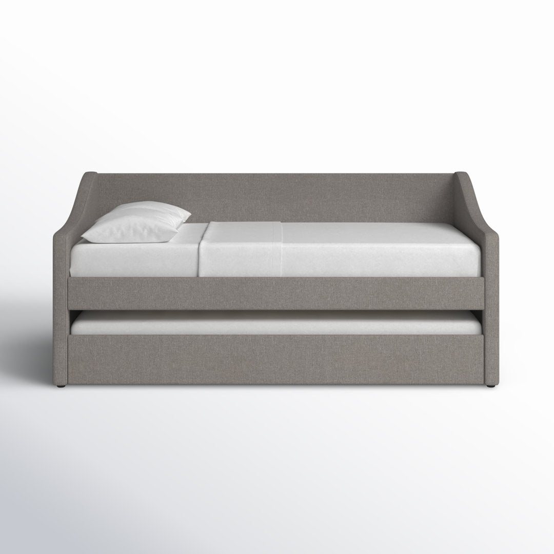 Brookston Daybed with Trundle Lark Manor™ Color: Gray