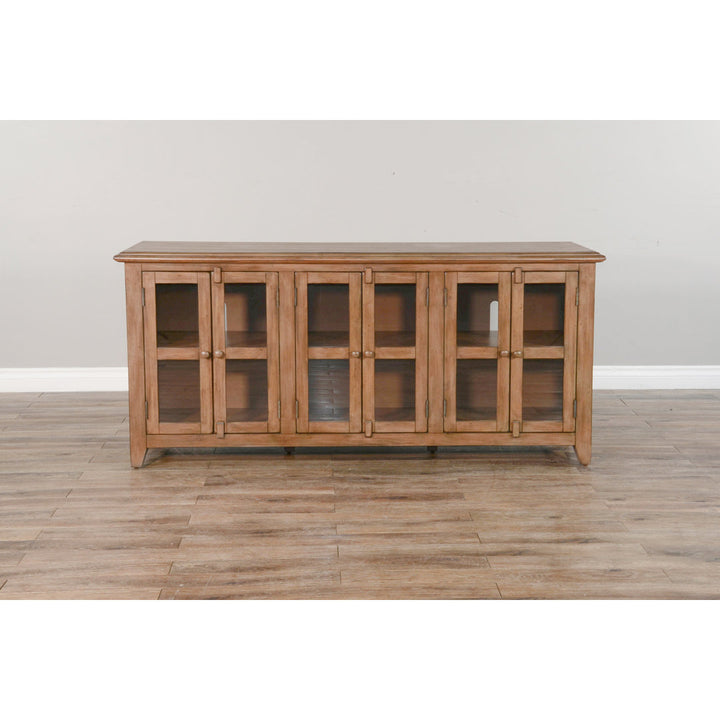 Shweta TV Stand for TVs up to 78" Beachcrest Home™ Color: Buckskin