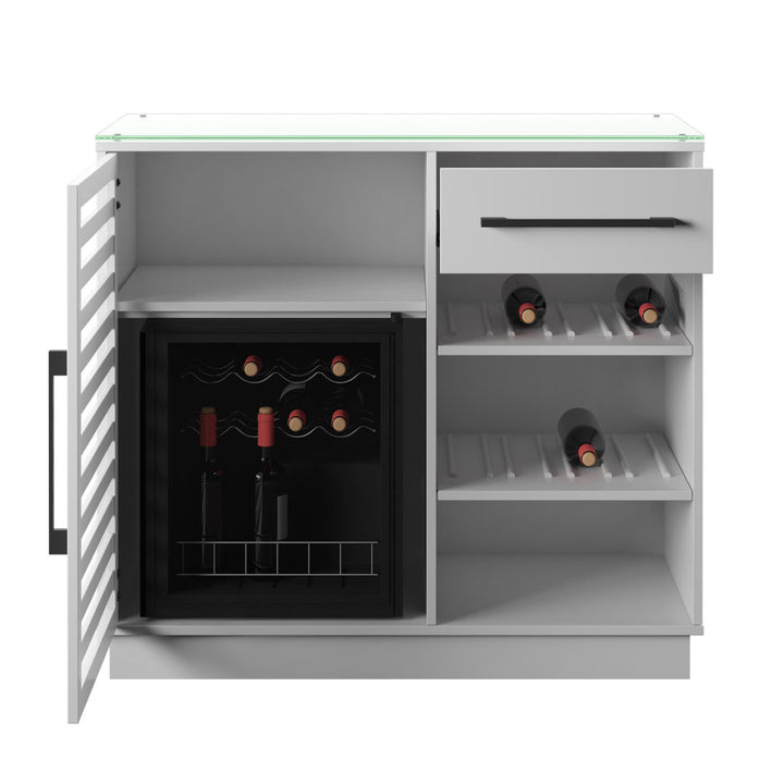 Williford Refrigerated Cooler Bar Cabinet Wade Logan® Color: White