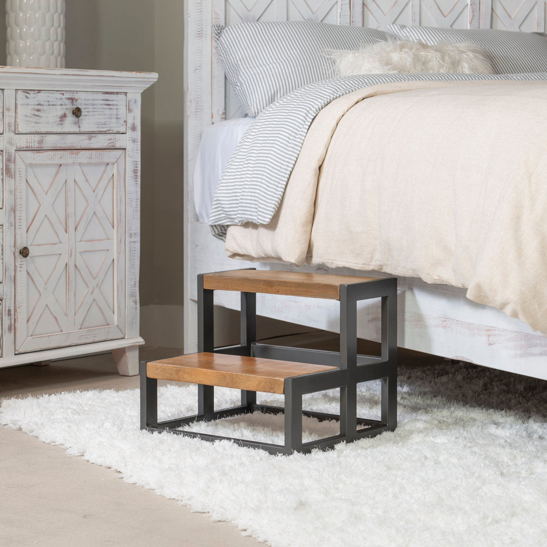 Majeski 2 - Step Wood Step Stool Trent Austin Design® Color: Gray