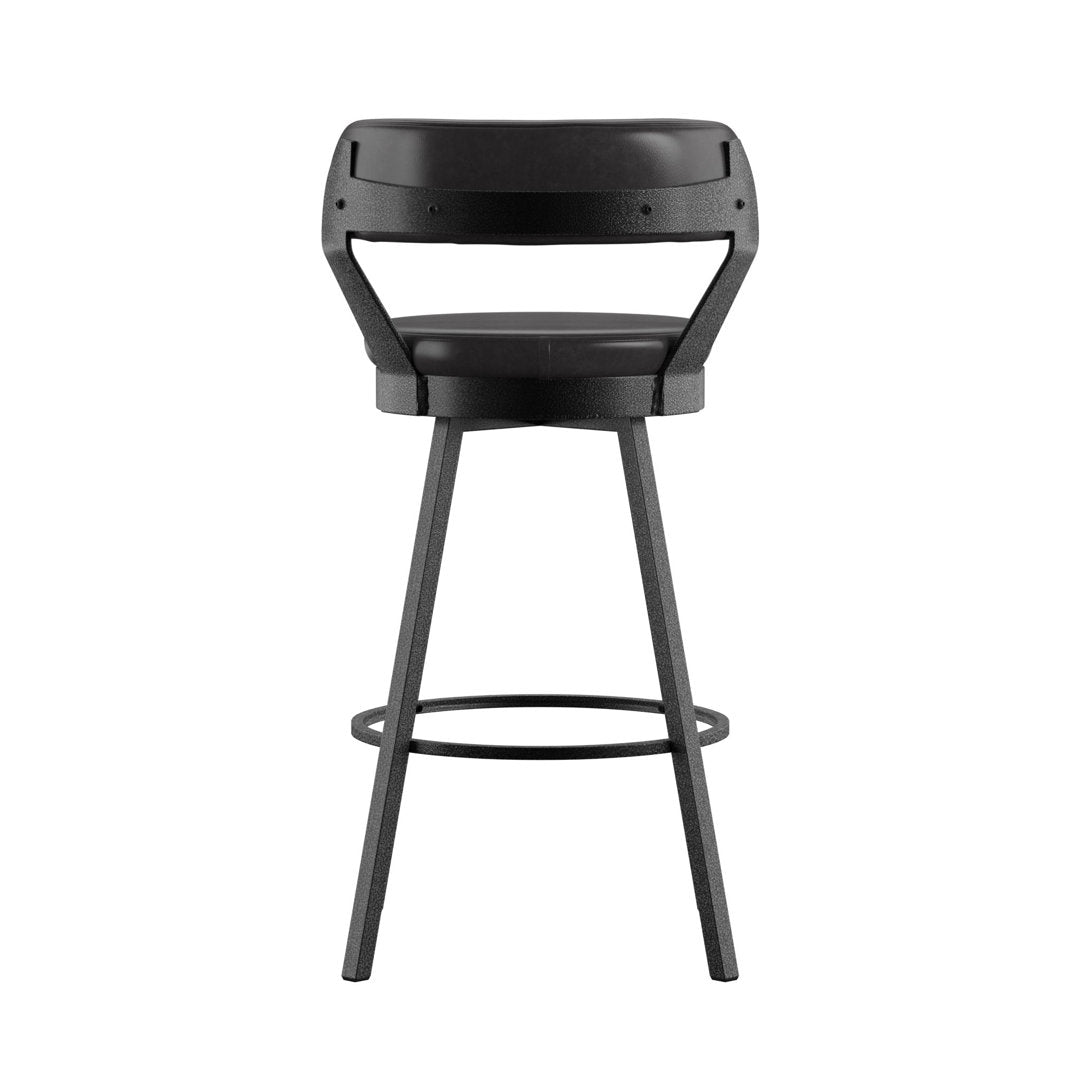 Berrin Bar & Counter Stool (Set of 2) Trent Austin Design® Upholstery: Black, Seat Height: Bar Stool (30.3" Seat Height)