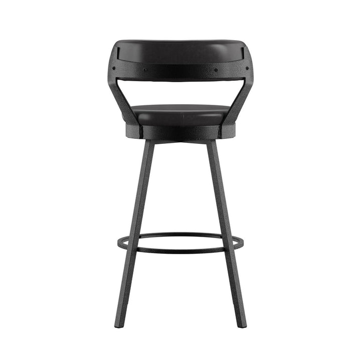 Berrin Bar & Counter Stool (Set of 2) Trent Austin Design® Upholstery: Black, Seat Height: Bar Stool (30.3" Seat Height)