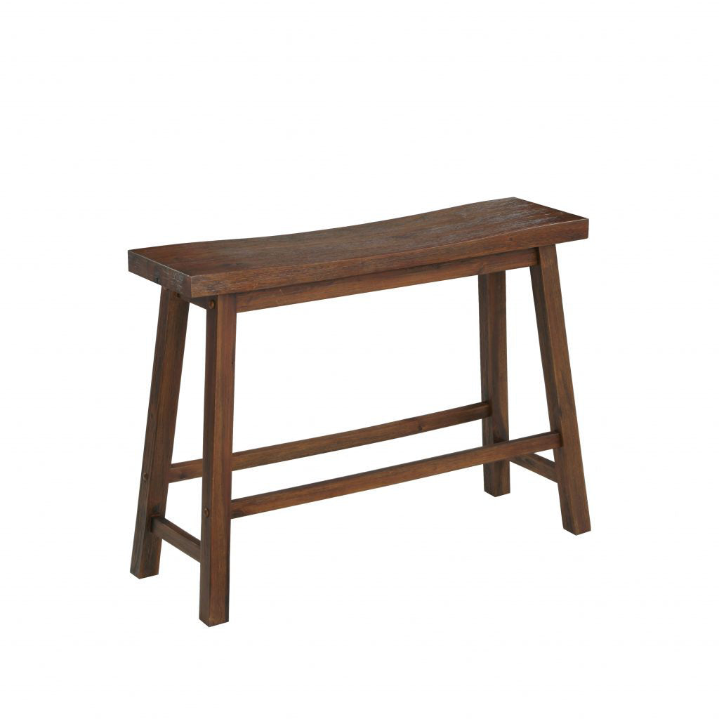 Colynn 4 - Person Counter Height Rubberwood Solid Wood Dining Set Dakota Fields Color: Chestnut Wire-Brush
