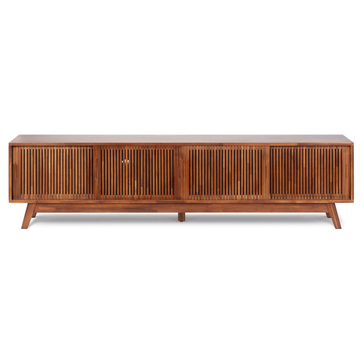 Burton 79'' Media Console AllModern Color: Brown