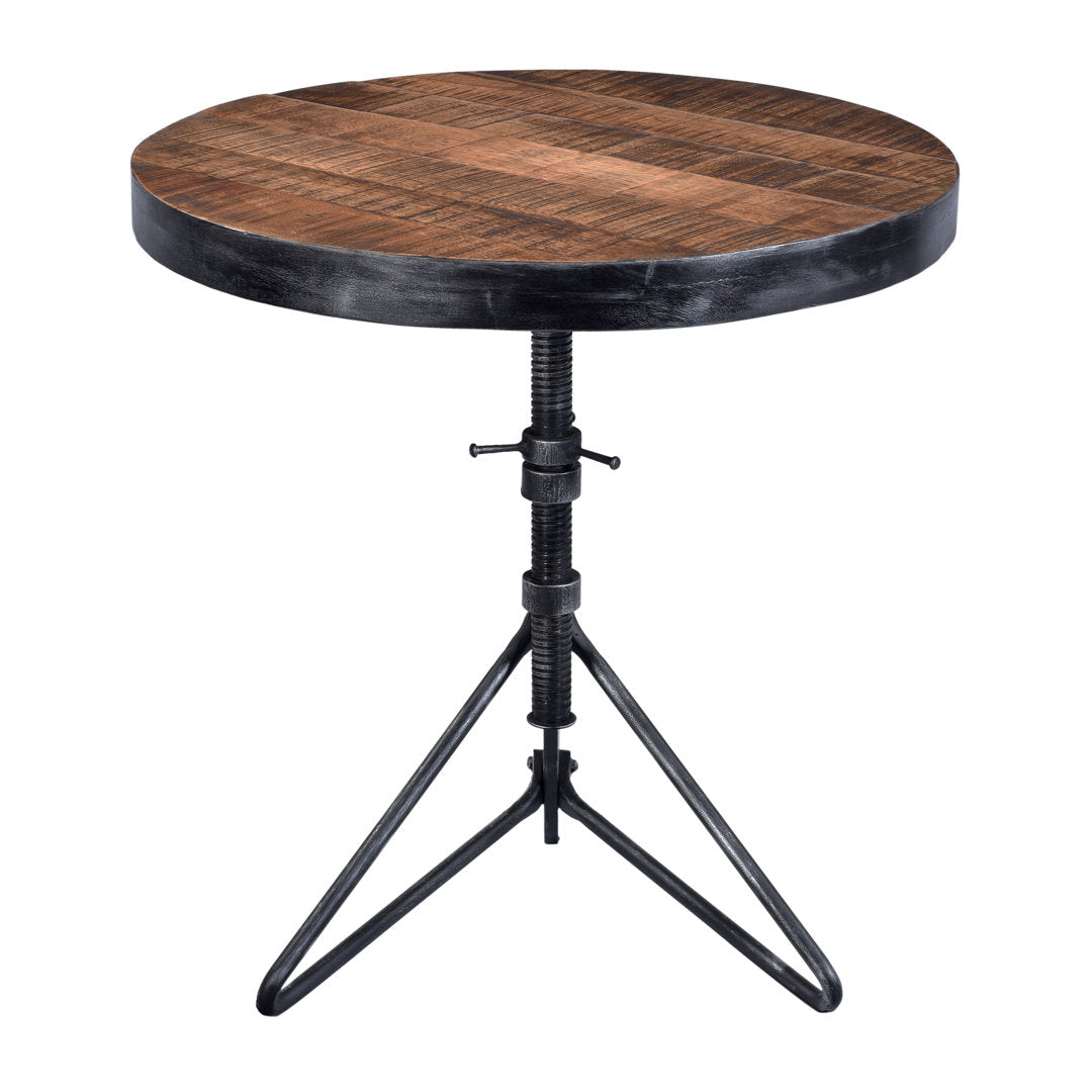 Grasha Solid Wood Pedestal End Table Williston Forge