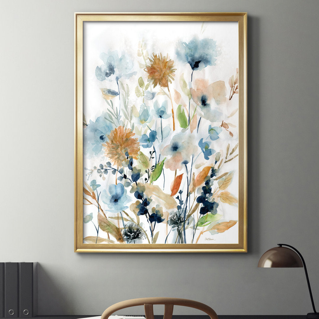 Holland Spring Mix II - Picture Frame Print on Canvas Red Barrel Studio® Frame Color: Gold Size: 26.5" H x 36.5" W x 1.5" D