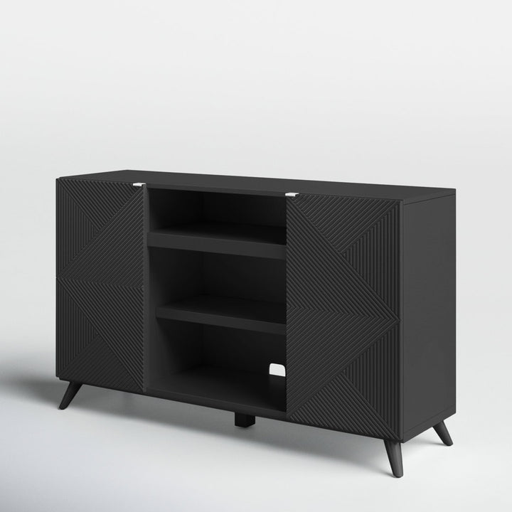 Baldewijn TV Stand for TVs up to 65" Wade Logan® Color: Black