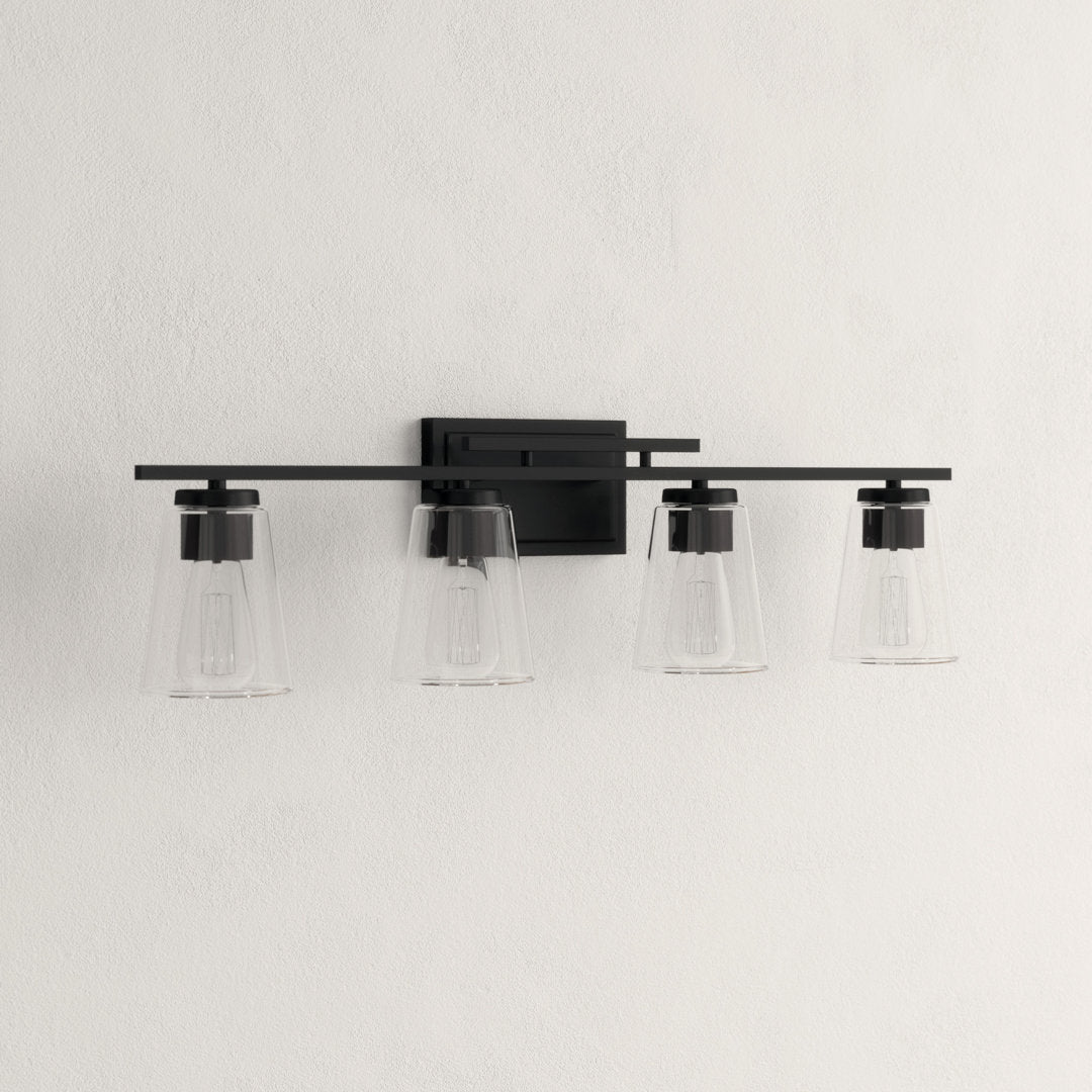 Averi 4-Light Dimmable Vanity light Three Posts™ Finish: Black