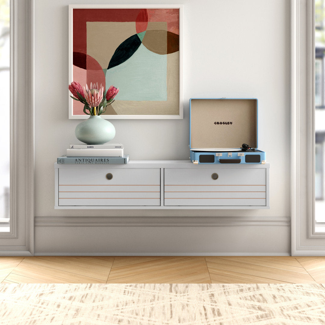 Darryl Floating TV Stand for TVs up to 48" Zipcode Design™ Color: White