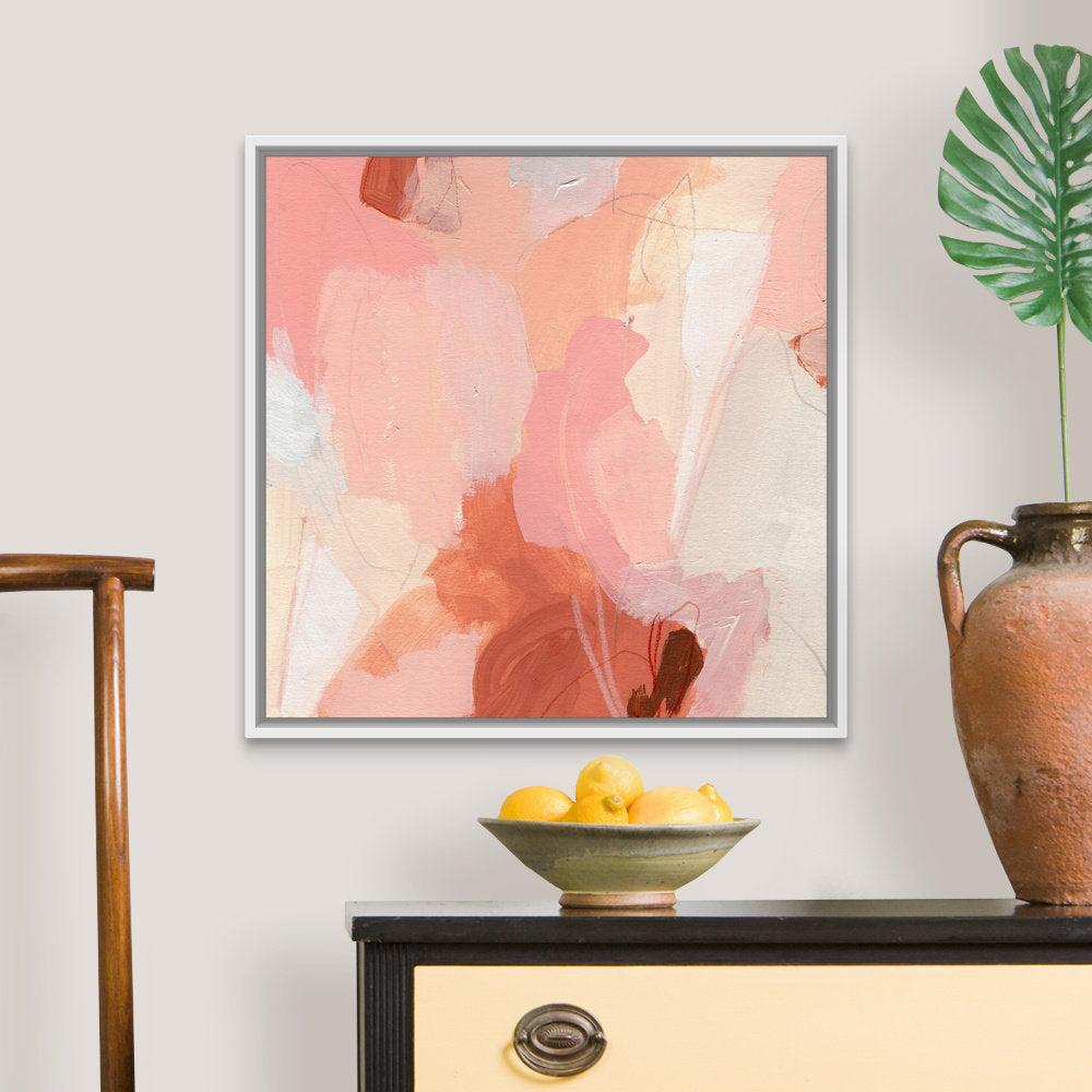 Terracotta Cloud II by June Erica Vess - Photograph Print Orren Ellis Size: 26" H x 26" W x 1.75" D Format: White Framed