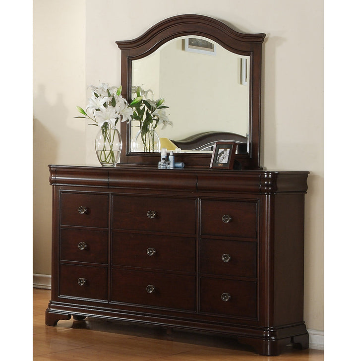 Altigarron 9 Drawer 65" W Solid Wood Dresser Lark Manor™