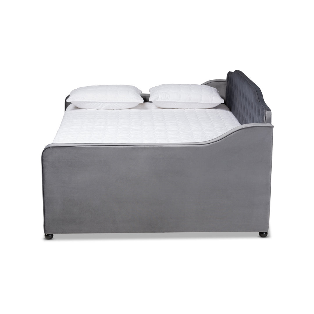 Whittlesey Solid Wood Daybed Rosdorf Park Color: Gray Size: Queen