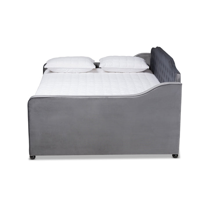 Whittlesey Solid Wood Daybed Rosdorf Park Color: Gray Size: Queen
