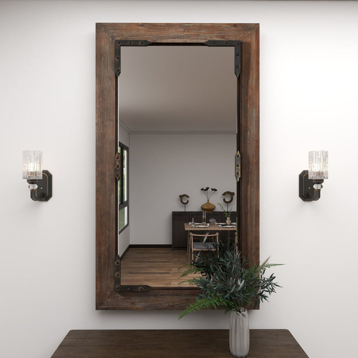 Musgrove Rustic Full Length Mirror Loon Peak®