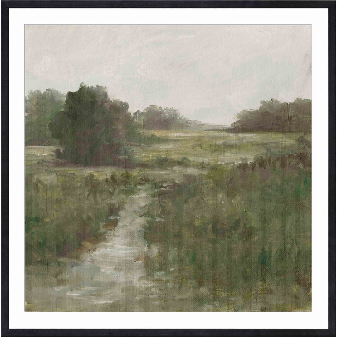 Tranquil Fen I by Ethan Harper - Picture Frame Painting Print Three Posts™ Frame Color: Black Size: 48"H x 32"W