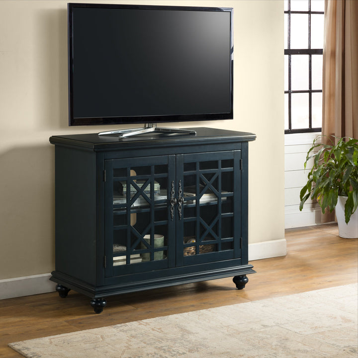 Ahmara 2 - Door Accent Cabinet Three Posts™ Color: Catalina Blue