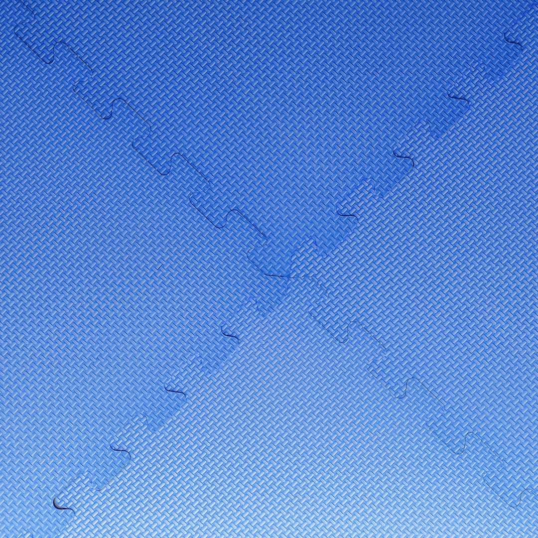 Interlocking Foam Playmat (Set of 18) LAITIMIA Color: Blue