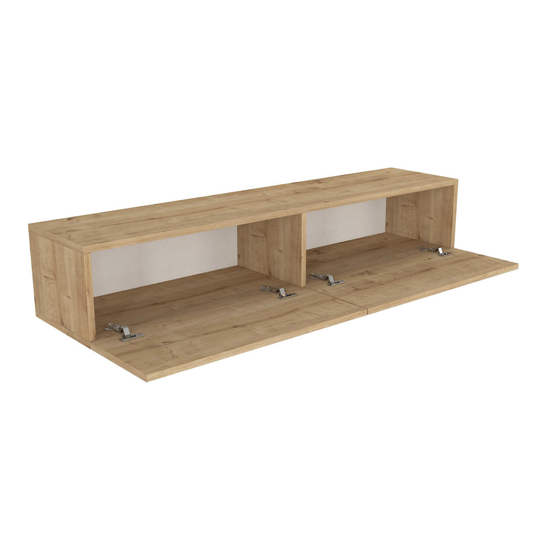 Dashay 53.15'' W Floating Storage Credenza Ebern Designs Color: Sapphire