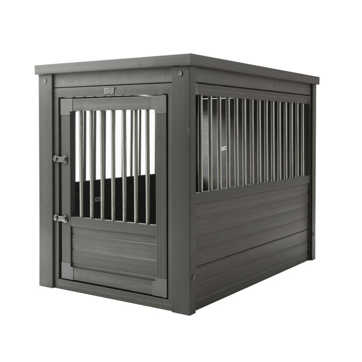 Southwick ECOFLEX® Furniture-Style Dog Crate – End Table Design Archie & Oscar™ Color: Gray Size: Large (28" H x 24" W x 35.4" D)
