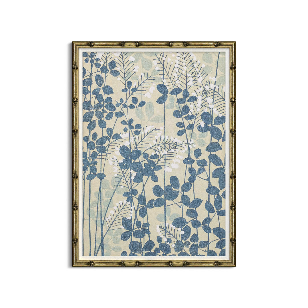 Amelia 'Asian Textile Patterns' Framed Graphic Art Print Joss & Main