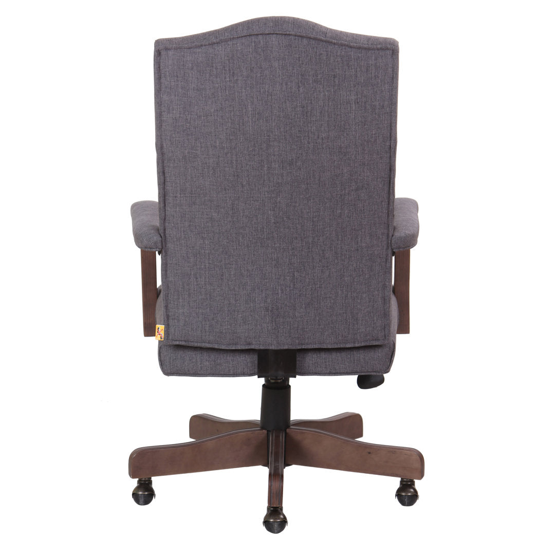 Mayson Executive Chair Three Posts™ Upholstery Color: Slate Gray