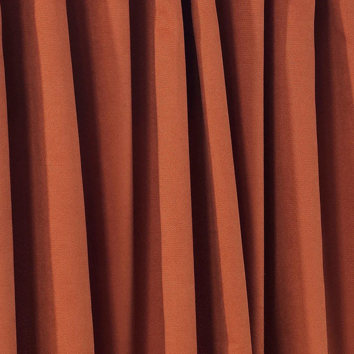 Extra wide x Extra Long Custom Made Decorative Single Panel Lilijan Home & Curtain Curtain Color: Burnt Orange Size per Panel: 100" W x 156" L